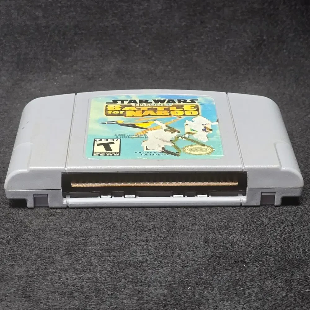 Star Wars Episode I: Battle for Naboo Nintendo Game N64 Gaming Cartridge